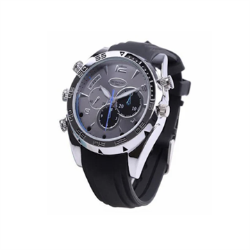 Spion Kamera - Armbåndsur med Gummirem